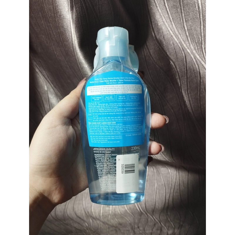 Nước Tẩy Trang Senka A.L.L Clear Milky Water 230ml - Mới 100% (SEAL) - Giá gốc: 119k 447475