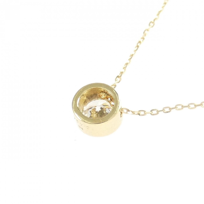 K18YG Solitaire Dây chuyền kim cương 0.405CT - Hàng hiệu Chính hãng 861403