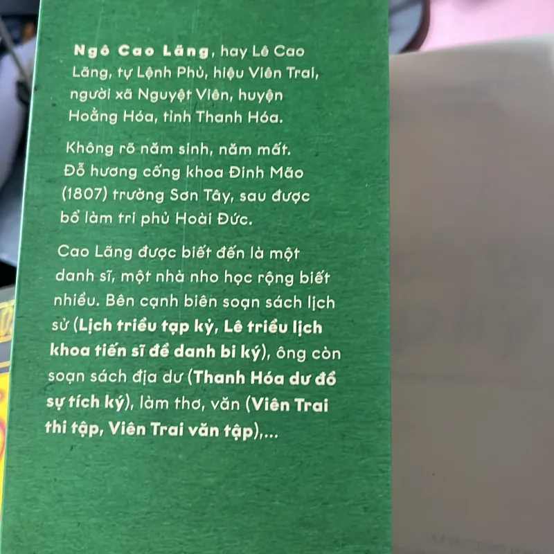 Lịch triều tạp kỷ  1000540