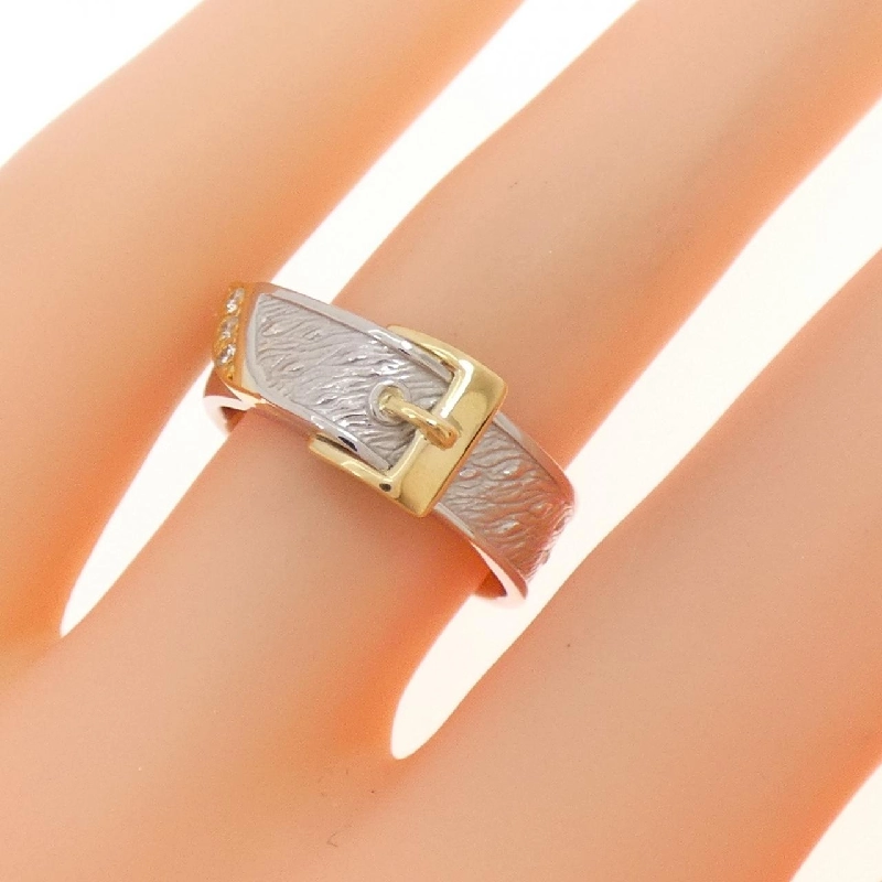 Nhẫn kim cương PT900/K18YG 0.03CT 671923