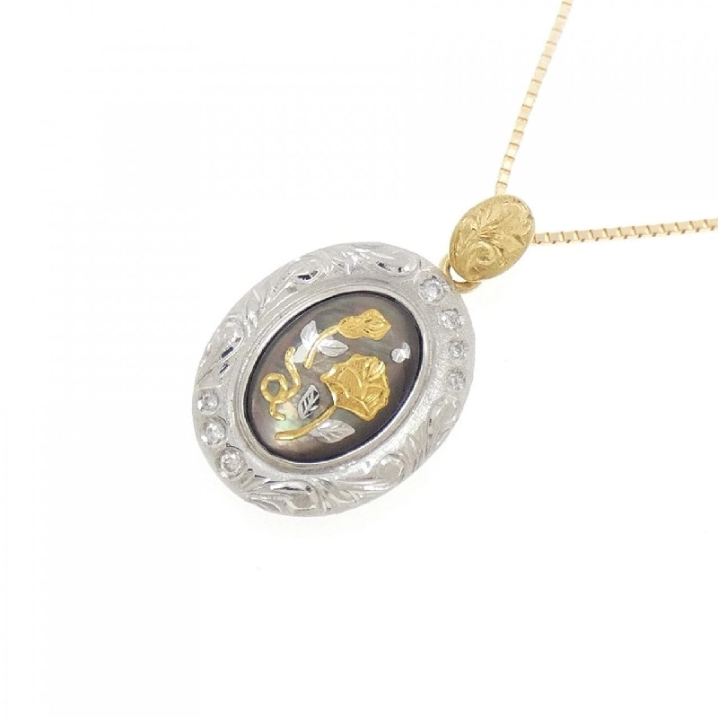 PT900/K18YG Hoa Mẹ Ngọc Trai Dây Chuyền - Hàng hiệu Chính hãng 858369