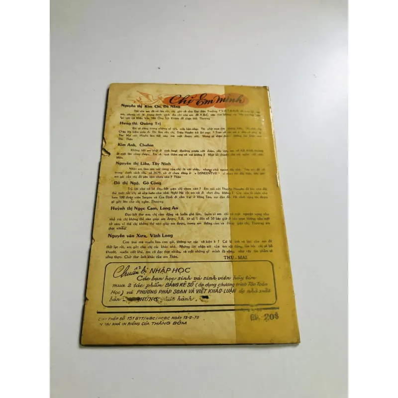 Báo Thằng Bờm ( Nguyễn Vỹ) - số 65 - 1971 776926