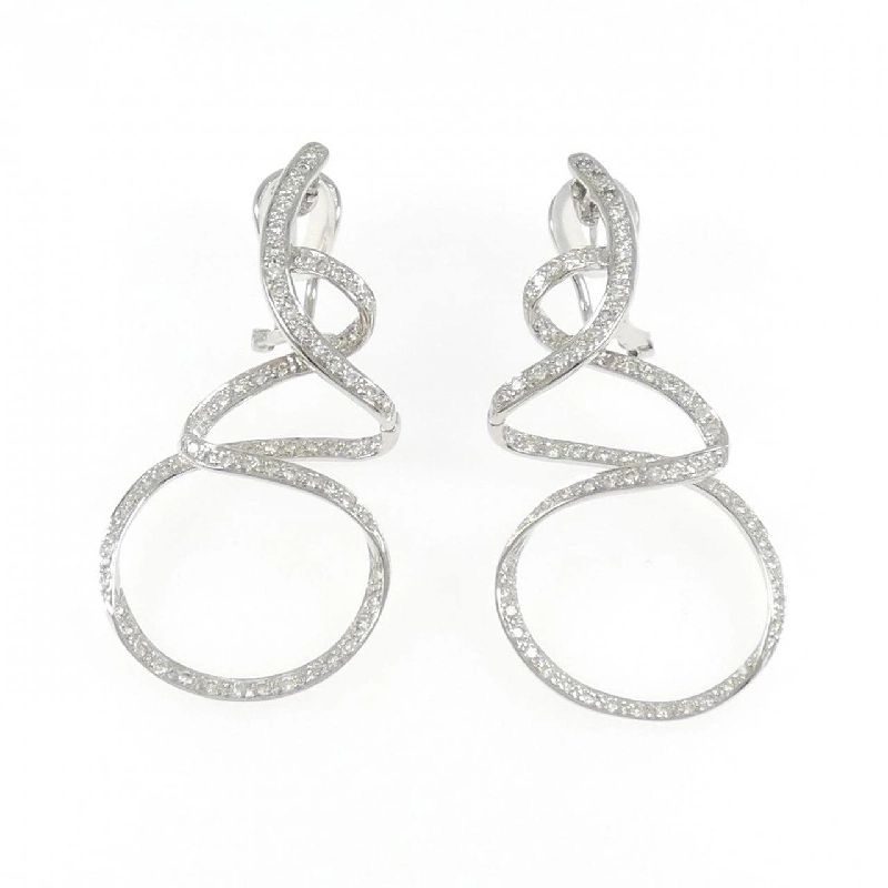 K18WG Bông tai kim cương 1.37CT - Hàng hiệu Chính hãng 870128