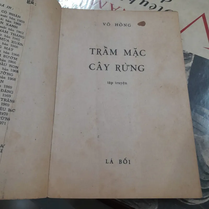 TRẦM MẶC CÂY RỪNG - VÕ HỒNG 705164