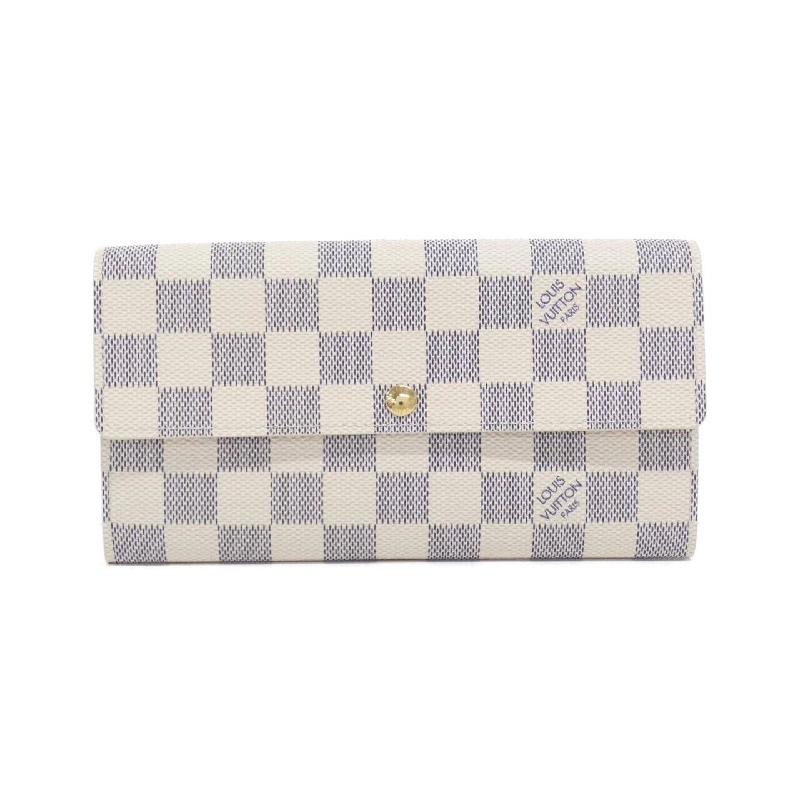 Ví Louis Vuitton Damier Azur Portefeuille Sara N61735 622276