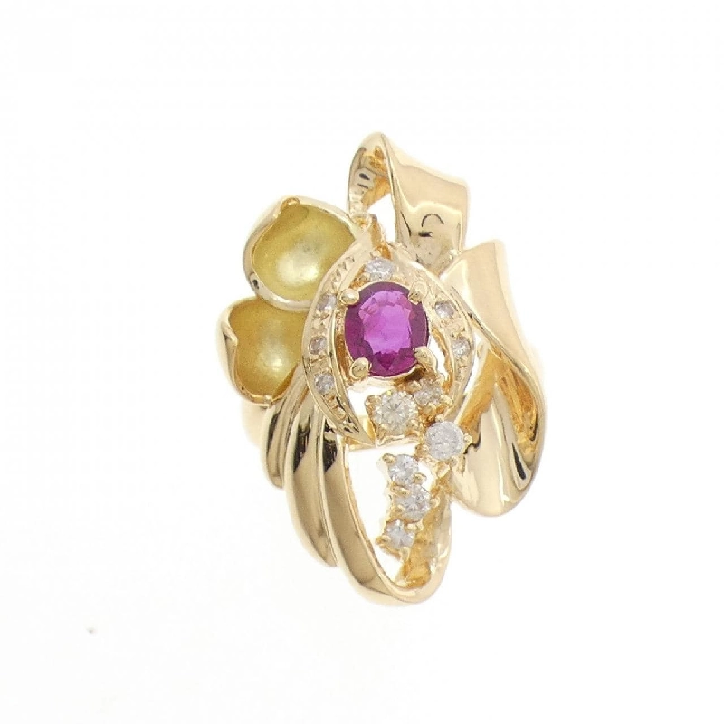 Nhẫn Ruby K18YG - Hàng hiệu Chính hãng 851193