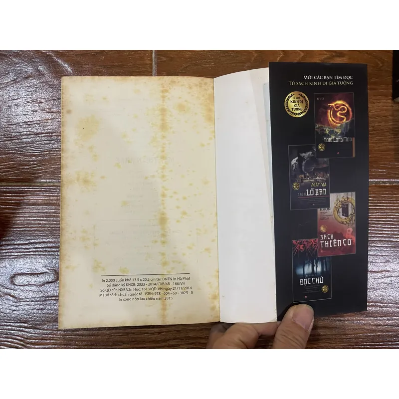 Tủ Sách Kinh Dị Giả Tưởng 3 cuốn . Mắt Thiên Phật . Toái Long Môn . Sách Thiên Cơ  763228