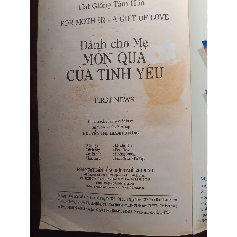 Dành Cho Mẹ -  Món quà của tình yêu - For Mother - The Gift of Love 791782