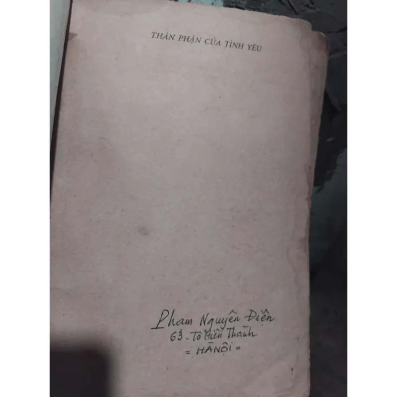 Tiểu thuyết Thân phận của tình yêu ( Nỗi buồn chiến tranh ) của Bảo Ninh  733825