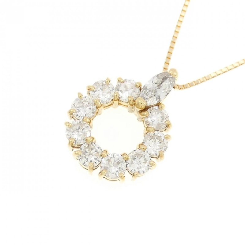 K18YG Dây chuyền kim cương 1.00CT - Hàng hiệu Chính hãng 863956