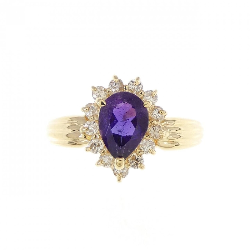 Nhẫn Amethyst K18YG 0.61CT - Hàng hiệu Chính hãng 855230