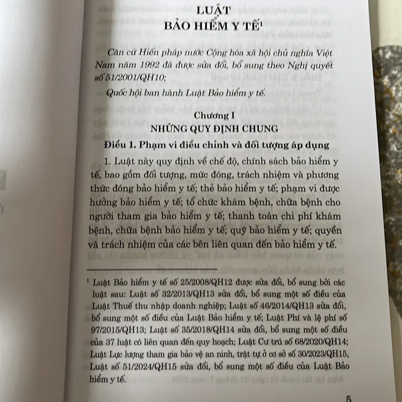 Luật Bảo hiểm y tế 2008 (sửa đổi 2024) 762374