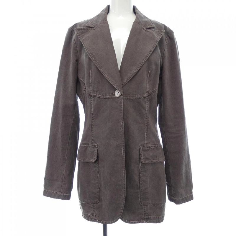 【Mã giảm giá】【Cổ điển】Áo khoác denim CHANEL 641456