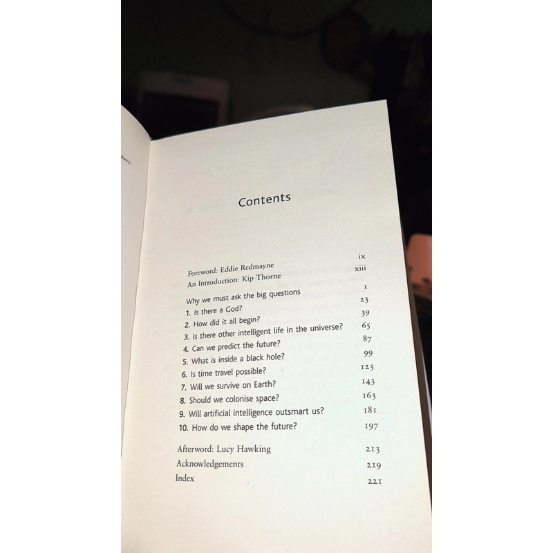 STEPHEN HAWKING - BRIEF ANSWERS TO THE BIG QUESTIONS (Hardcover) 465692
