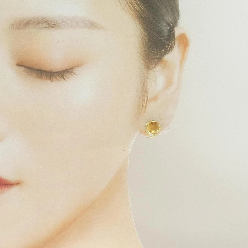 K18YG Citrine Bông tai - Hàng hiệu Chính hãng 869762