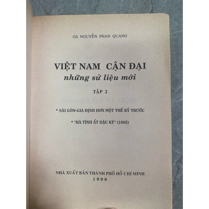 Việt Nam cận đại - Những sử liệu mới 275021