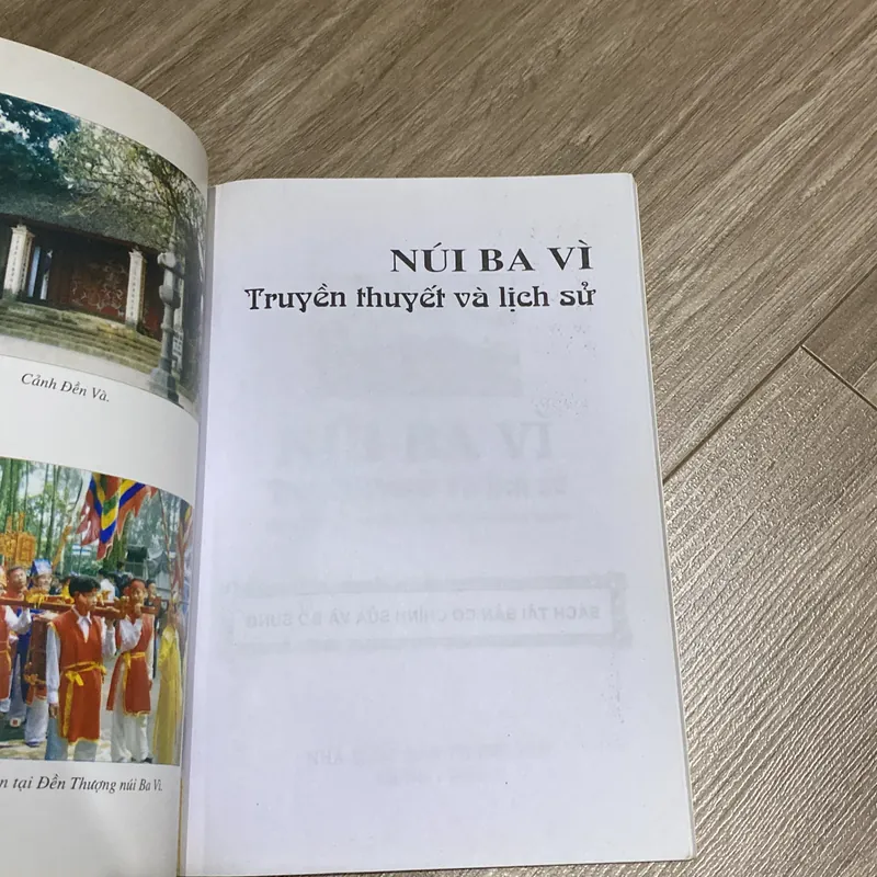 NÚI BA VÌ, TRUYỀN THUYẾT VÀ LỊCH SỬ (XB 2008) 597054