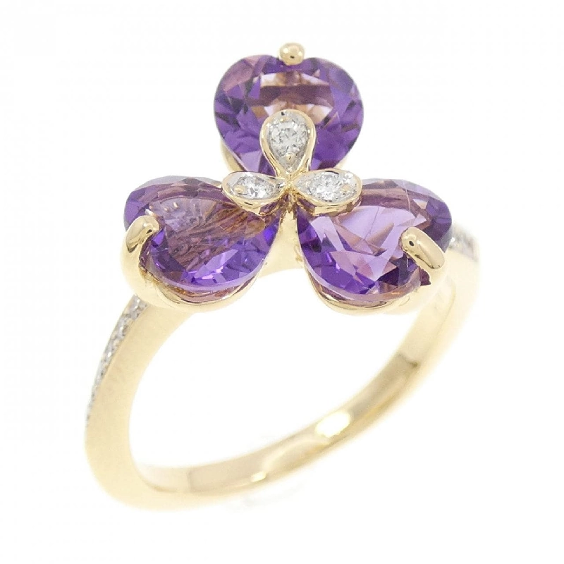Nhẫn Amethyst 18YGYG/18KWG 2.25CT - Hàng hiệu Chính hãng 848196