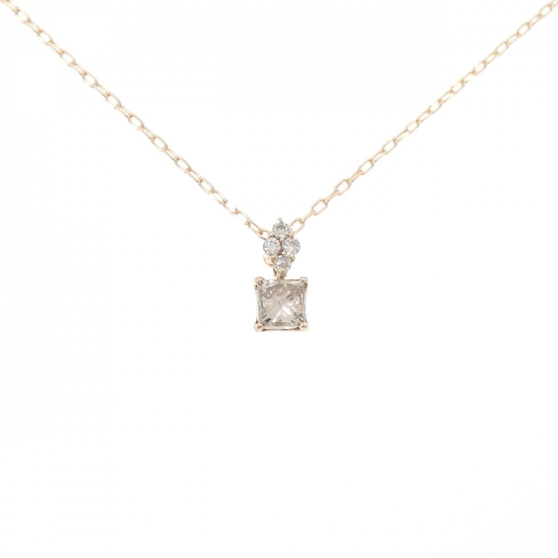 K18PG Dây chuyền kim cương 0.34CT - Hàng hiệu Chính hãng 862543