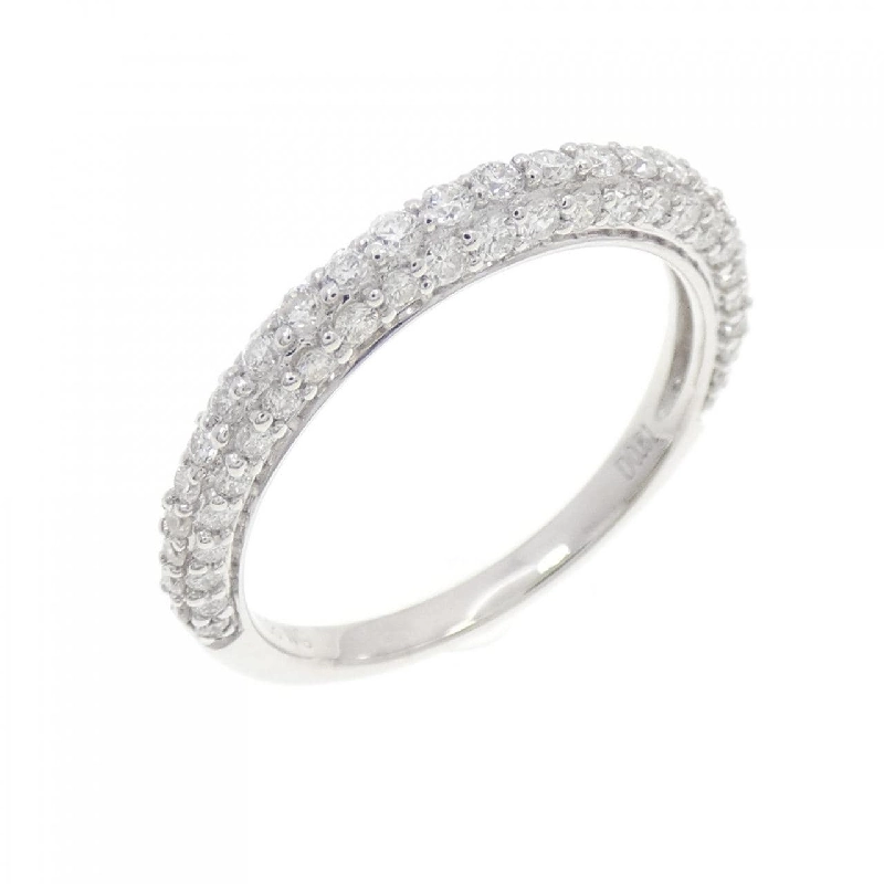 Nhẫn kim cương Pave K18WG 0.61CT 669690