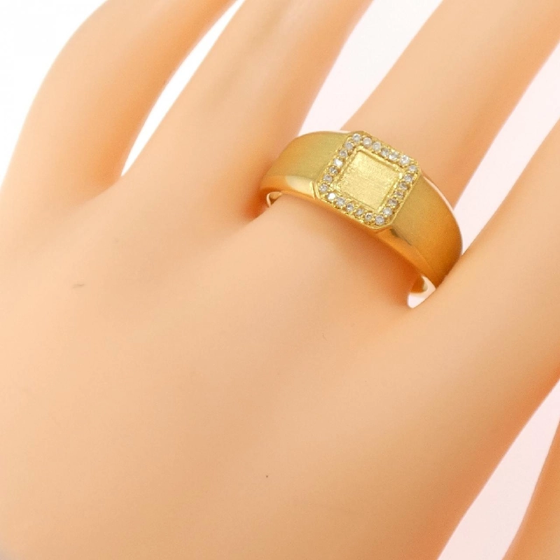 Nhẫn kim cương K24YG 0.11CT 666656