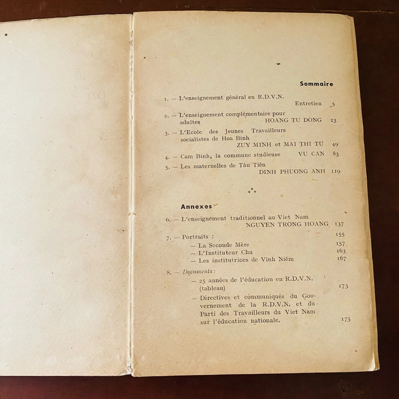 Etudes Vietnamiennes: L'enseignement Général en R.D.V.N.  473732