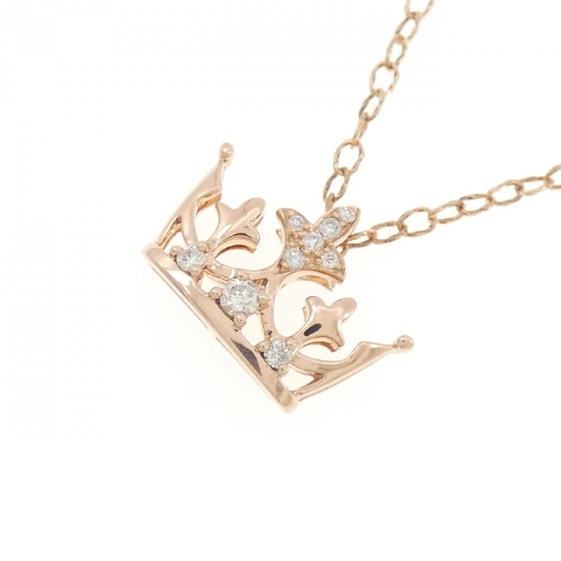 Dây chuyền kim cương 10KPG/K10PG - Hàng hiệu Authentic 0.11CT 861275