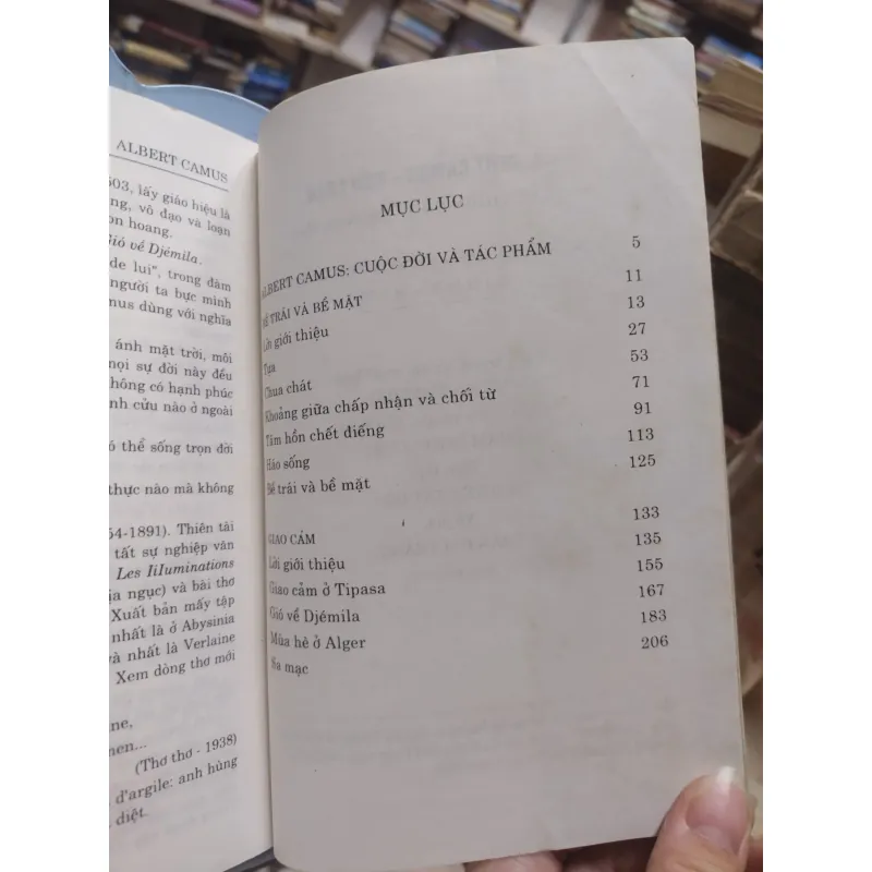 sách: Tiểu luật Giao cảm, bề trái và bề mặt - Albert Camus (A2) 573765