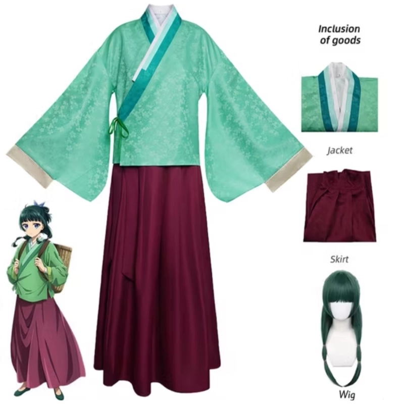Đồ cosplay maomao ver gốc full cost+wig+phụ kiện nơ còn new không lỗi 526061