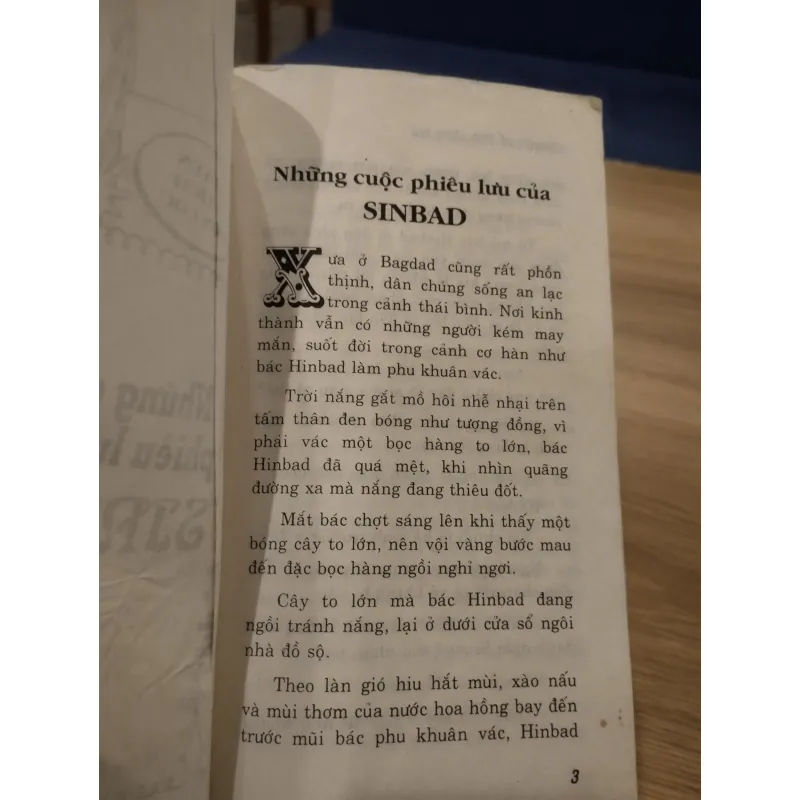 sách có tên "Những cuộc phiêu lưu của Sinbad" 1025335