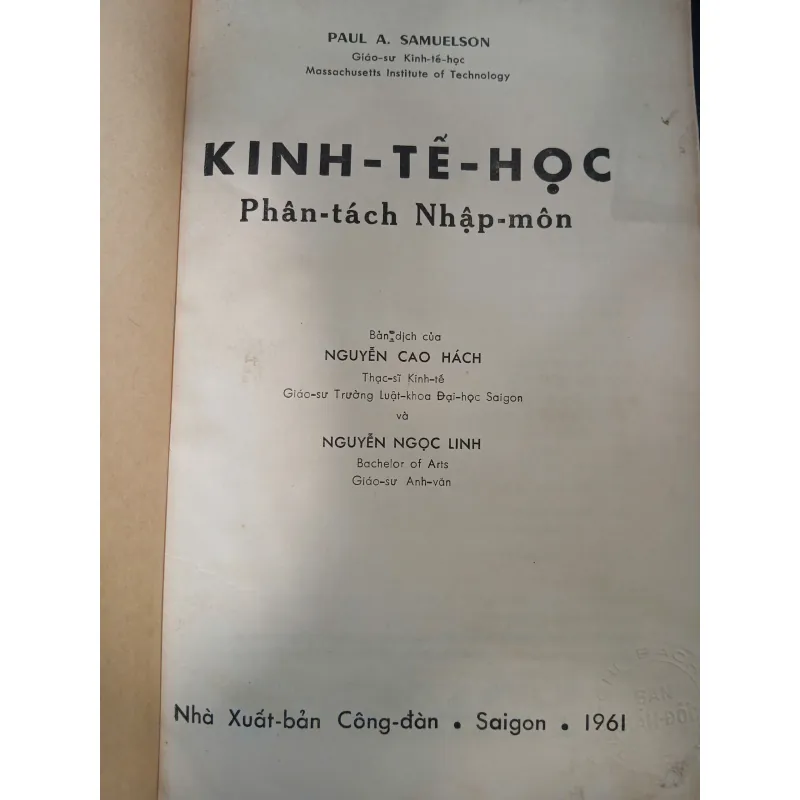 KINH TẾ HỌC PHÂN TÁCH NHẬP MÔN 561924
