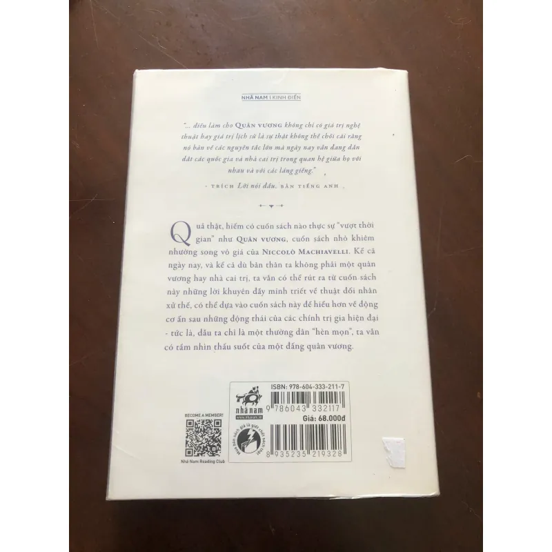 Quân Vương, Niccolò Machiavelli
 775941