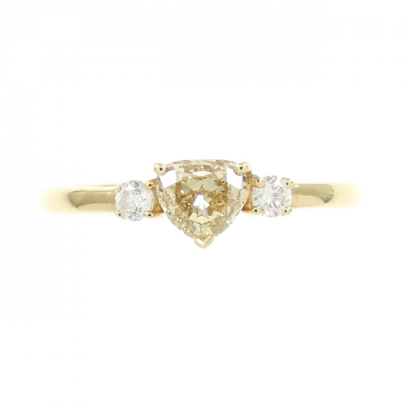 【Sản phẩm mới】Nhẫn kim cương K18YG 0.37CT 672522