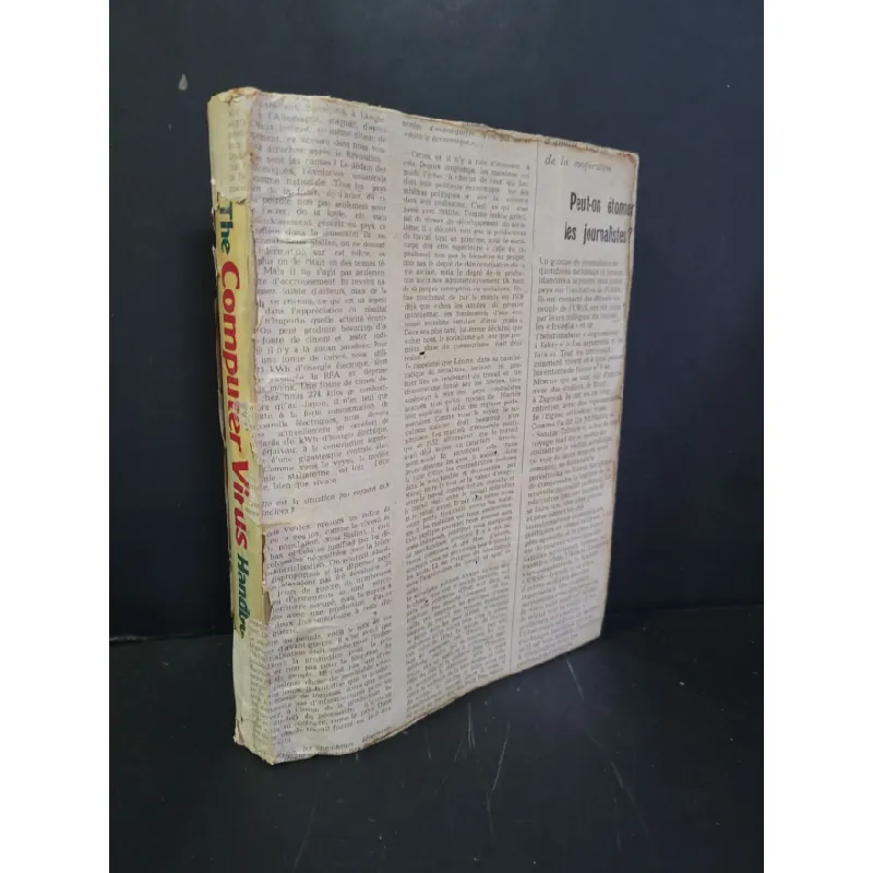 [Sách Cũ SCGR] The computer virus mới 80% bẩn bìa, ố vàng, bị ẩm, có vệt nước HCM3004 NGOẠI VĂN 677659