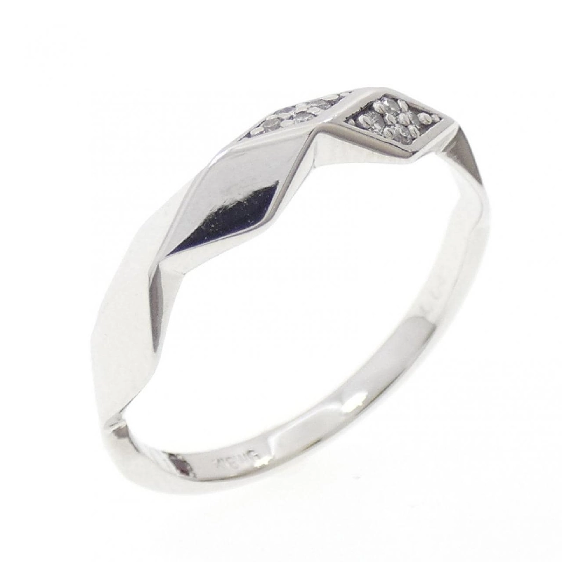 Nhẫn kim cương K18WG 0.04CT 666871