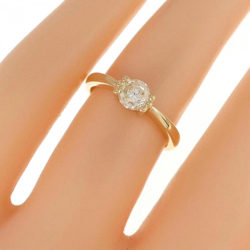 Nhẫn kim cương K18YG 0.45CT 673560