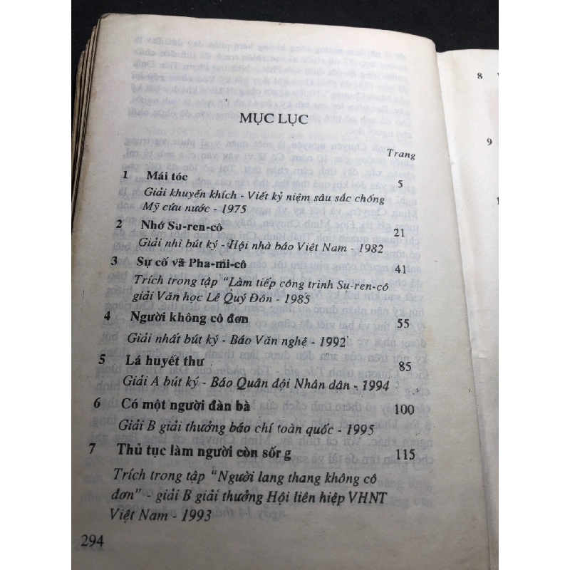 Bút ký Minh Chuyên 1998 mới 60% ố bẩn HPB0906 SÁCH VĂN HỌC 914971