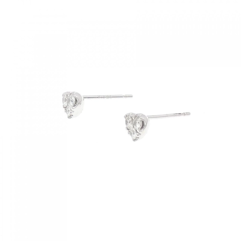 K18WG Bông tai kim cương hình trái tim 0.20CT - Hàng hiệu chính hãng 871841