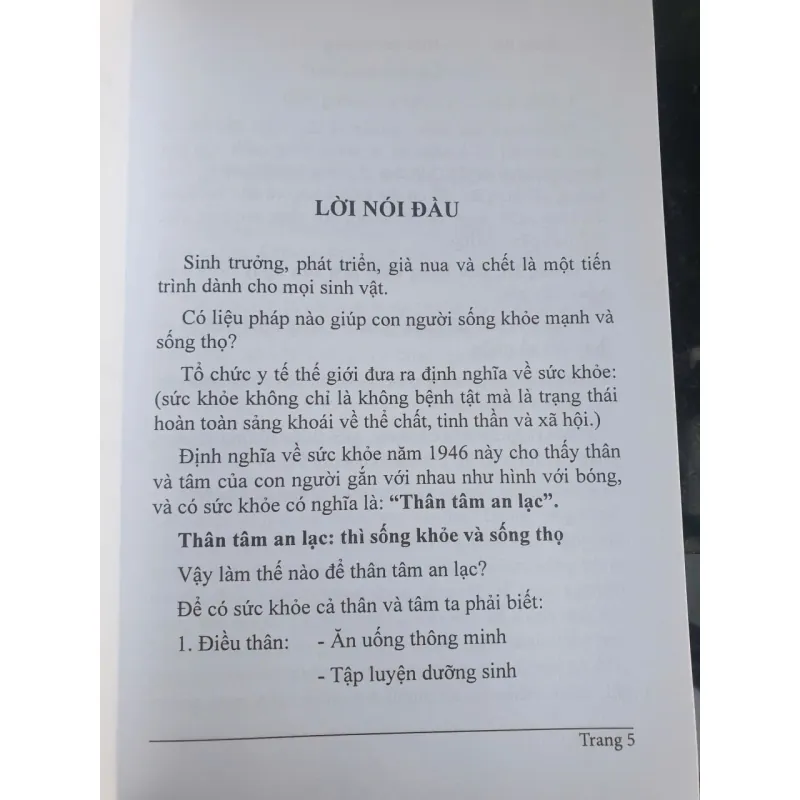 Phương Pháp Tự Nhiên Sống Khỏe & Sống Thọ - Nguyễn Văn Nam 737663