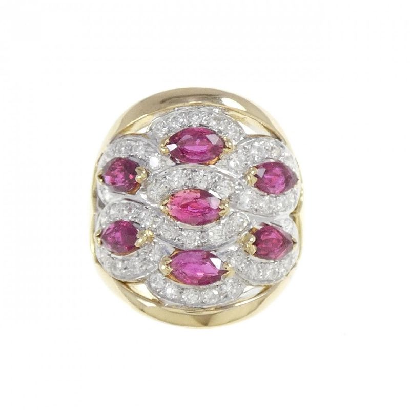 Nhẫn Ruby 750YG/750WG 668997