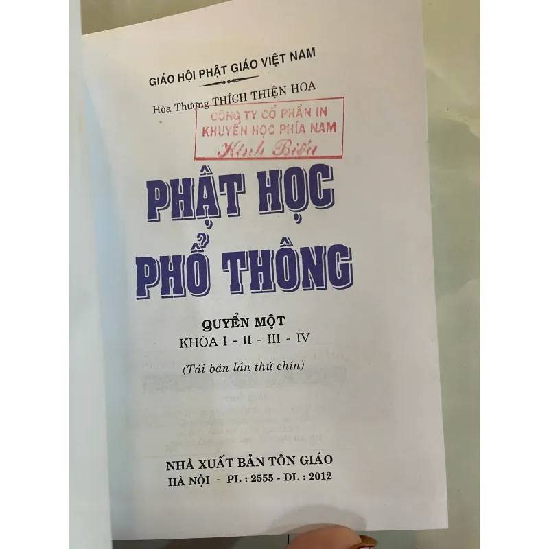 PHẬT HỌC PHỔ THÔNG TRỌN BỘ (HỘP VÀ BÌA CỨNG) - THÍCH THIỆN HOA  1043581