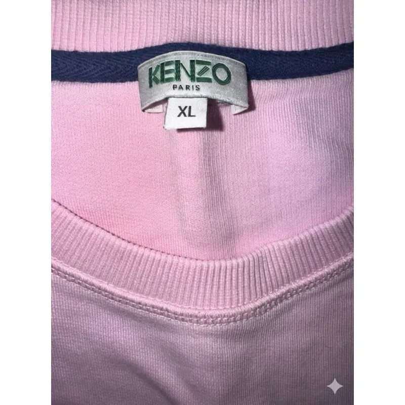 Áo nữ Kenzo thêu đầu hổ màu hồng size XL 757757