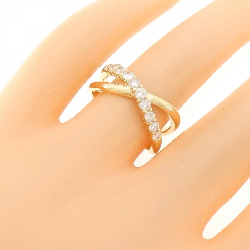 Nhẫn kim cương K18YG 0.50CT 672943