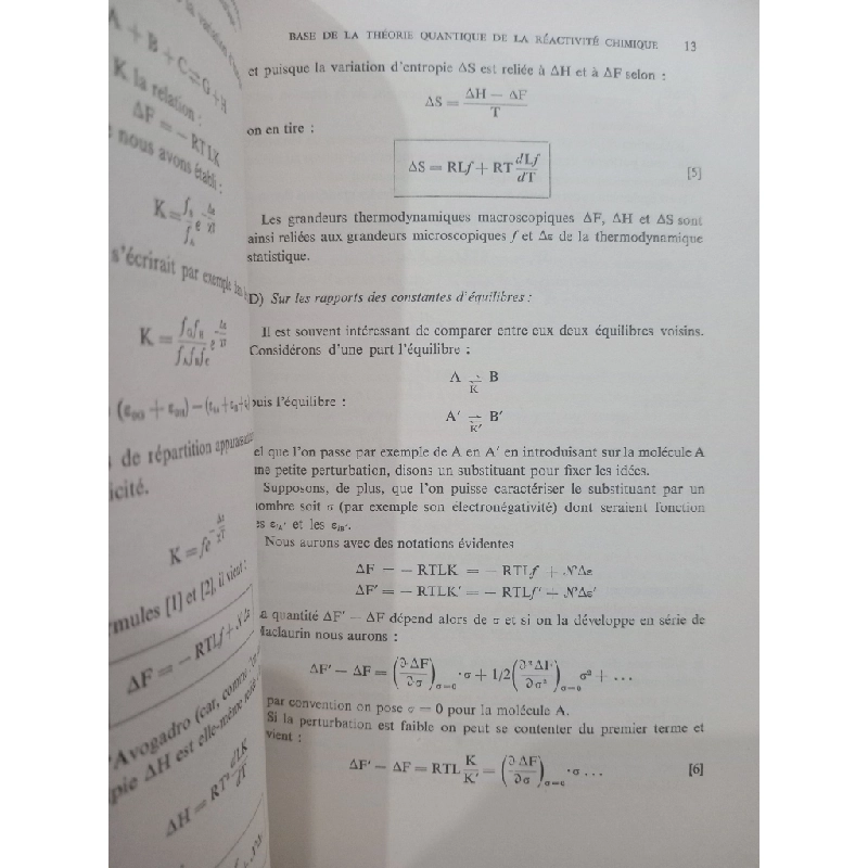 Théorie quantique de la réactivité chimique - R. Daudel 531596