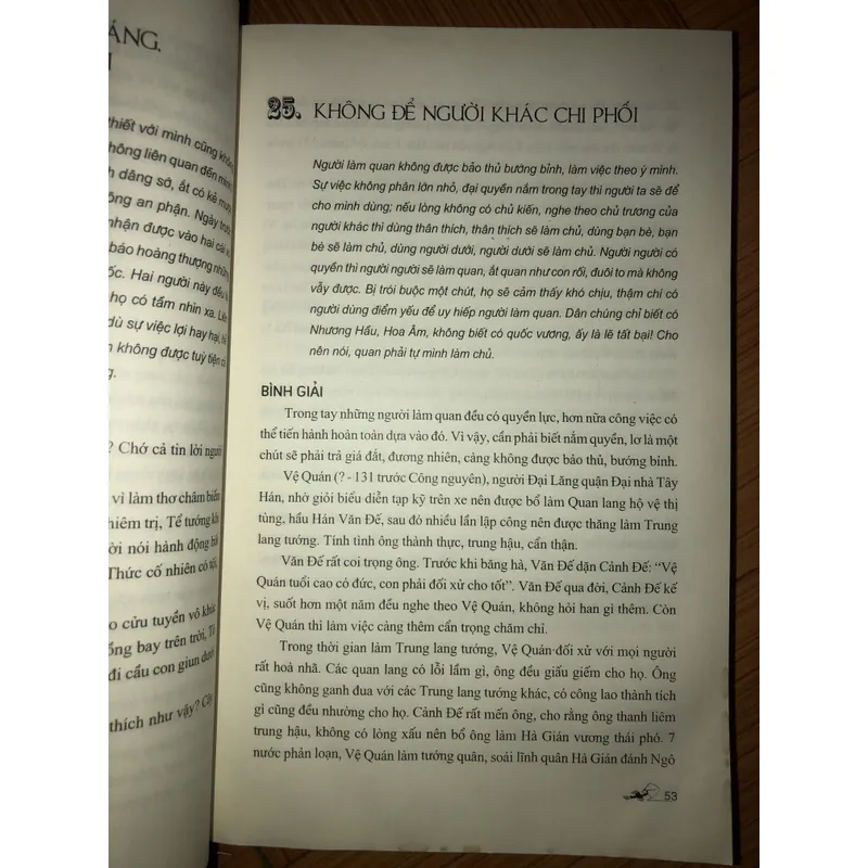 Trí tuệ về đạo làm quan 731877