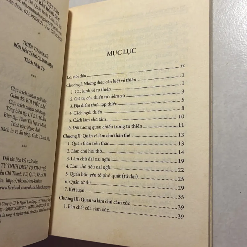 Thiền Vipassana 4 nền tảng chánh niệm 756276
