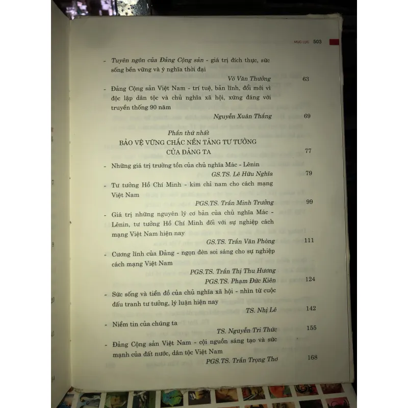 Bảo vệ nền tảng tư tưởng của Đảng trong tình hình mới  754962