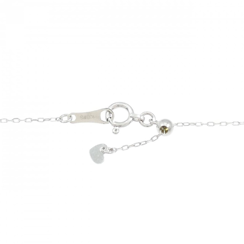 K18WG Dây chuyền hình trái tim Onyx - Hàng hiệu Chính hãng 859994