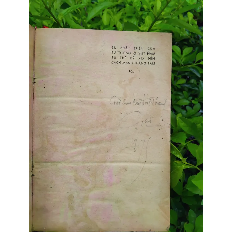 Sự phát triển của tư tưởng Việt Nam từ thế kỷ XIX đến cách mạng tháng Tám  960455
