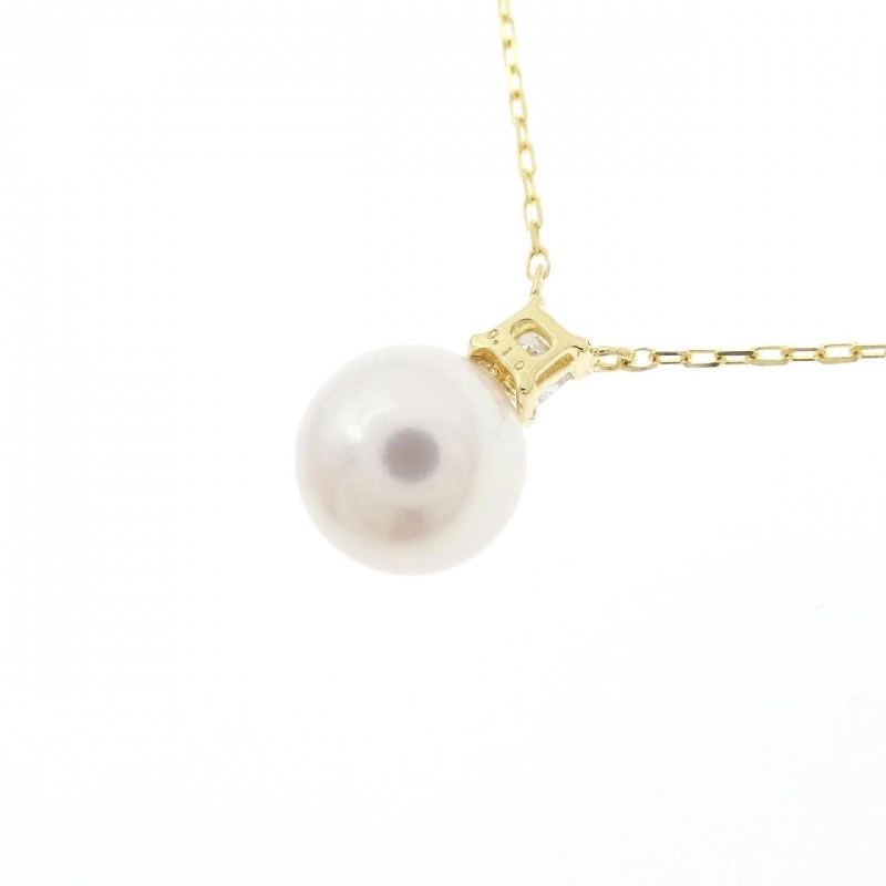 K18YG Dây chuyền ngọc trai Akoya 7.9mm - Hàng hiệu Chính hãng 846912